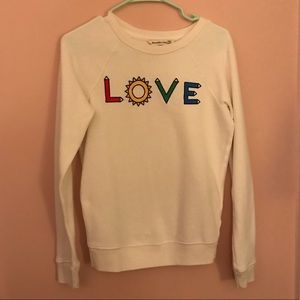Abercrombie LOVE sweatshirt